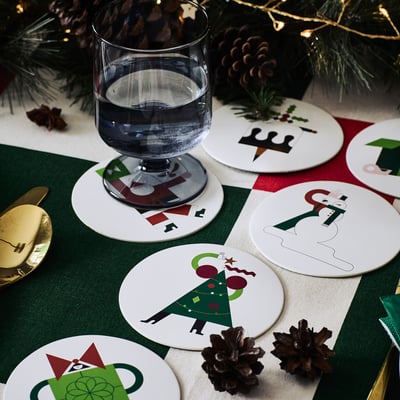VINTERFINT Coaster, mixed motifs