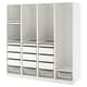 Open wardrobes