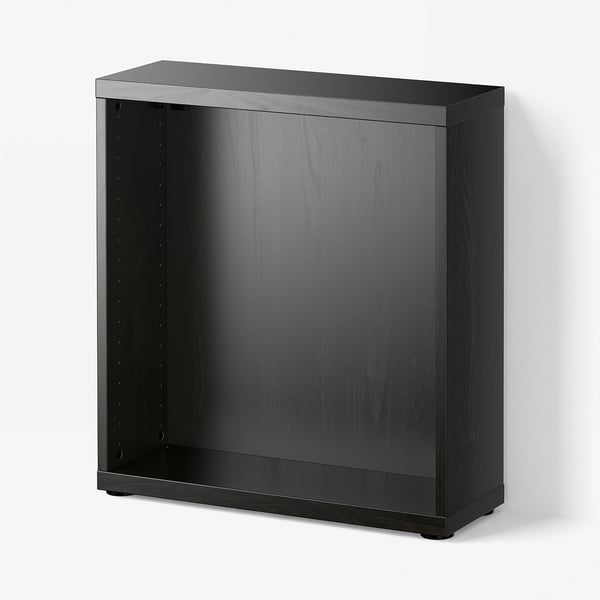 BESTÅ Frame, black-brown, 60x20x64 cm