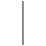 A BOAXEL wall upright in grey. Made of galvanised steel, its a key part of a modular storage system.