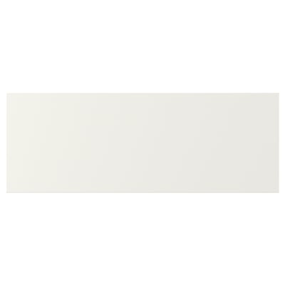 ENHET white cabinet; rectangular, smooth plastic front; 10yr guarantee.