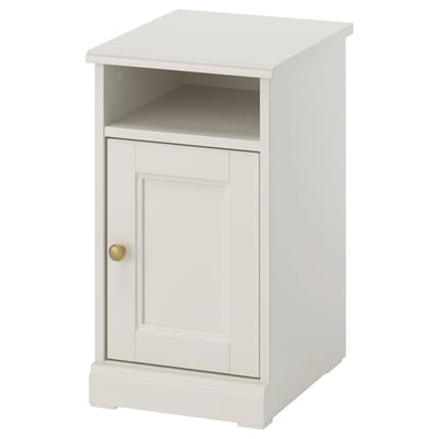 FÅGELFJÄLLET Bedside table, off-white, 32x41x56 cm