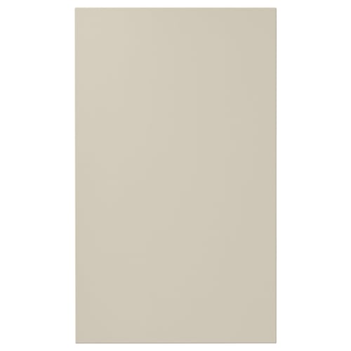HAVSTORP beige smooth kitchen cabinet door, rectangular, acrylic-painted fiberboard.