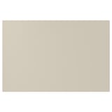 Beige HAVSTORP kitchen cabinet with smooth, rectangular design.