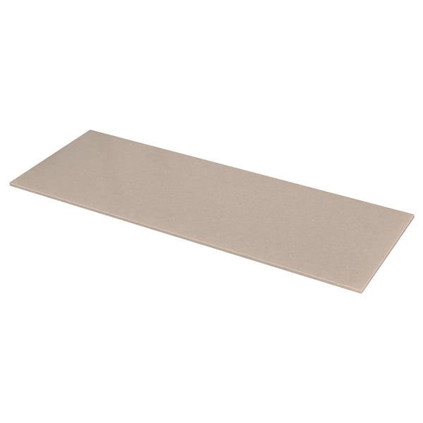 KASKER quartz worktop - beige, rectangular, smooth surface.