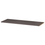 KOMPLEMENT dark shelf, rectangular shape, flat surface.