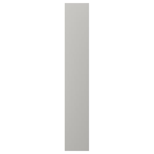 A light grey LERHYTTAN kitchen cabinet, rectangular, with a classic design.