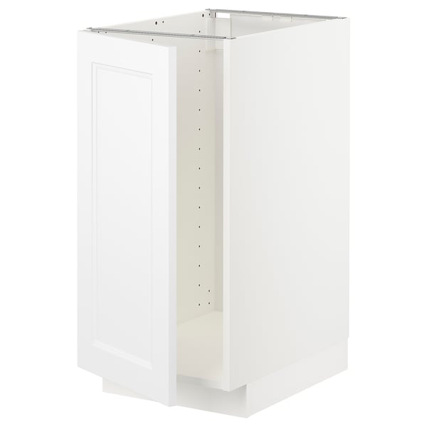 White METOD kitchen cabinet, rectangular shape, modern design.