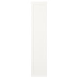 SANNIDAL door, white, simple design, fits platsa storage, fibreglass.