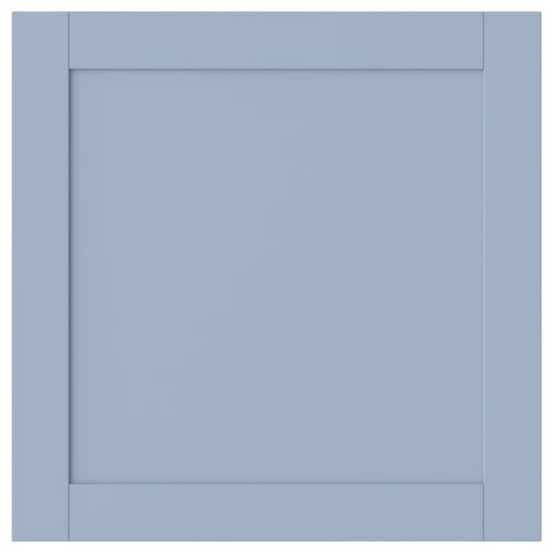 SANNIDAL blue cabinet door, square, simple stylish design, smooth foil, uniform look.