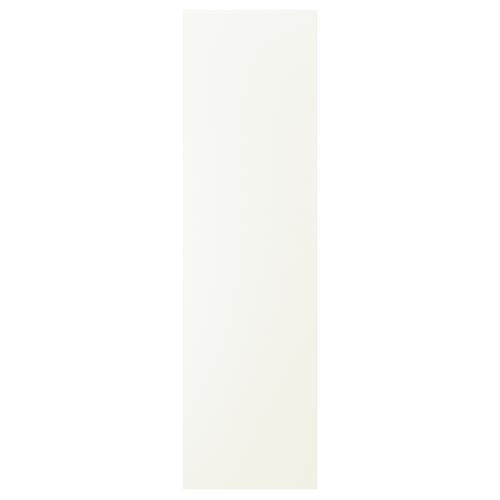 VALLSTENA: white cabinet door, smooth surface, upright rectangle, modern minimalist design, 25-year guarantee.
