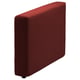 Red VIMLE sofa cushion, modern design, square shape, velvet upholstery.