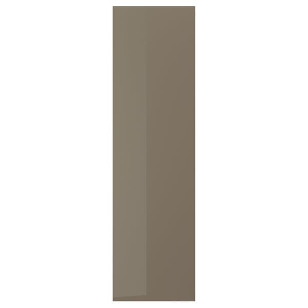 VOXTORP panel, glossy brown and beige, rectangular, simple design.