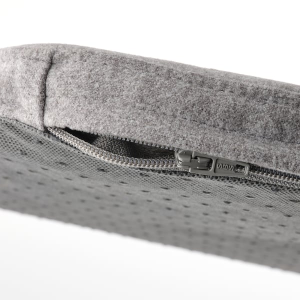 ÄLVGRÄSMAL כרית מושב, אפור, 32.6/31.3x33x3 ס"מ