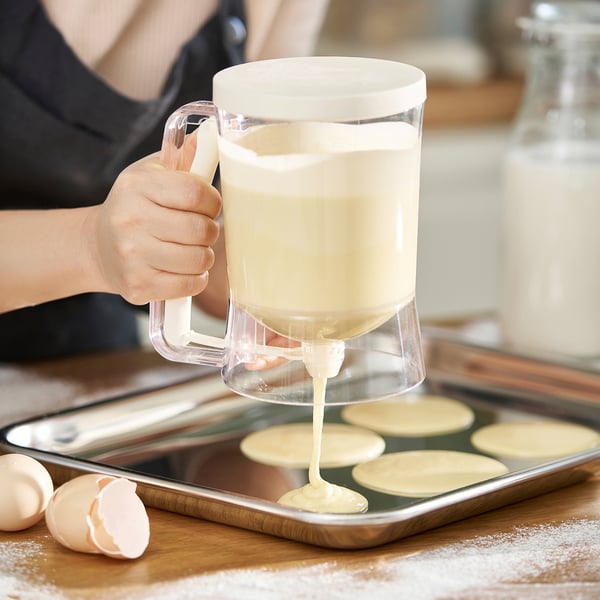 BAKTIDER קנקן מדידה עם דיספנסר, בז' בהיר, 1 ל'