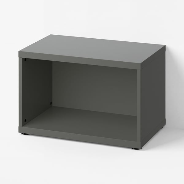 BESTÅ מסגרת, אפור כהה, 60x40x38 ס"מ