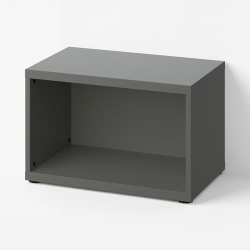 BESTÅ מסגרת, אפור כהה, 60x40x38 ס"מ