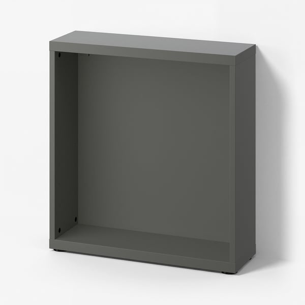 BESTÅ מסגרת, אפור כהה, 60x20x64 ס"מ