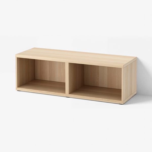 BESTÅ מסגרת, גוון אלון מולבן, 120x40x38 ס"מ