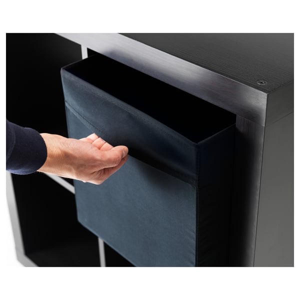 DRÖNA קופסה, שחור, 33x38x33 ס"מ