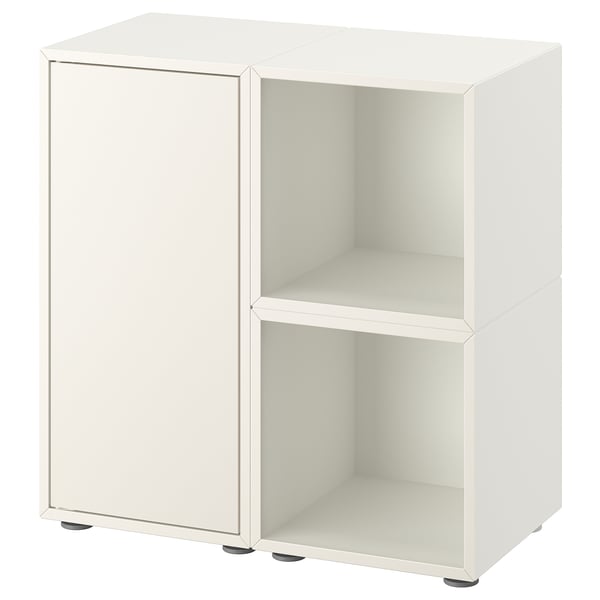 EKET קומבינצית ארון עם רגליים, לבן, 70x35x72 ס"מ