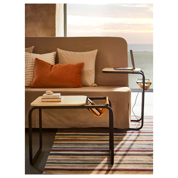 ELLJUSSPÅR שטיח, סיבים קצרים, צבעוני/מפוספס עבודת יד, ‎170x240 ס"מ‏