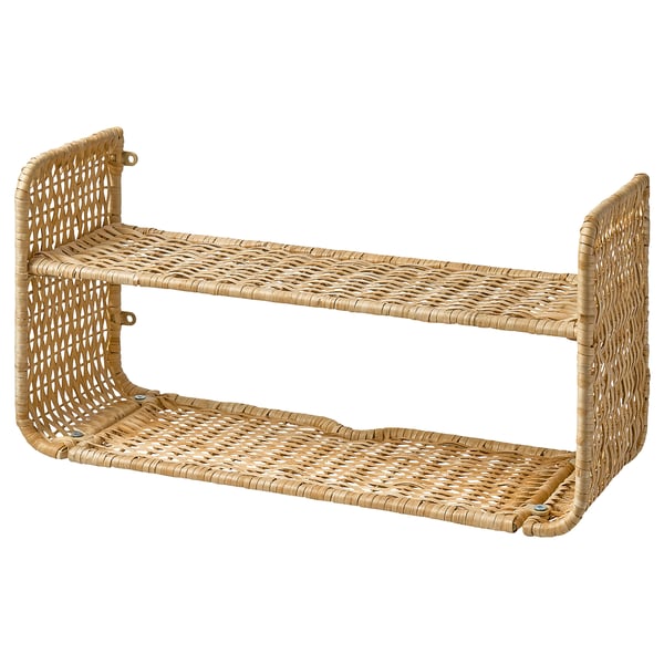FRYKSÅS מדף לקיר, רטאן, 60x20 ס"מ