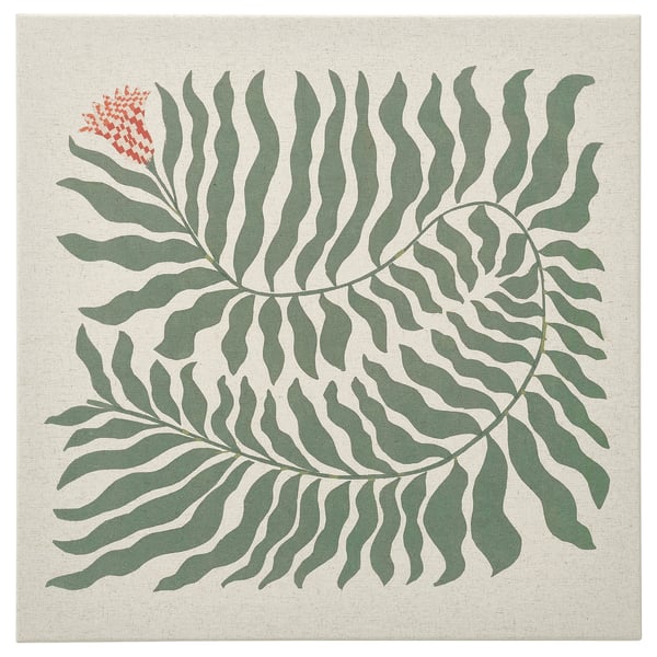 GRÖNMES תמונה, checkered flower, 56x56 ס"מ