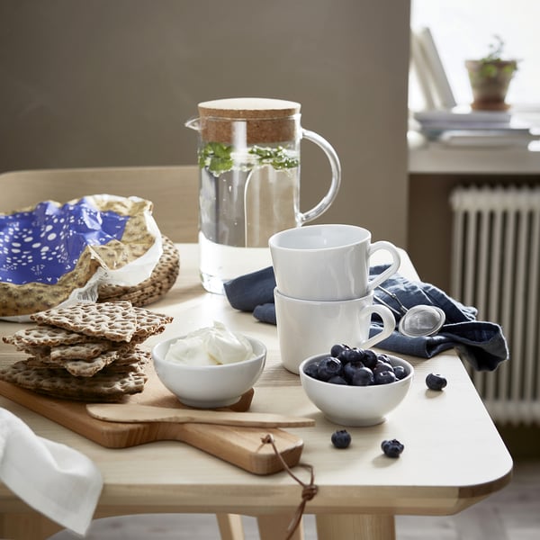 IKEA 365+ ספל, לבן, 24 סנטל'