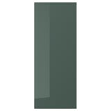 KALLARP דלת, מבריק אפור כהה-ירוק, 40x100 ס"מ