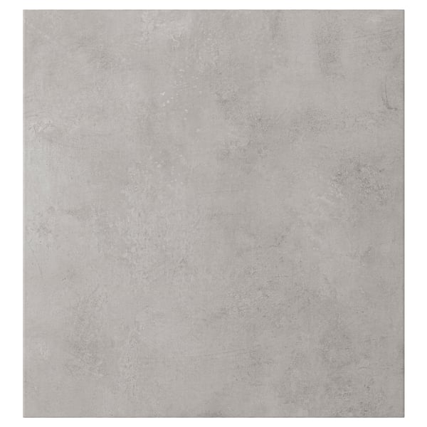 KALLVIKEN דלת, אפור בהיר גוון בטון, 60x64 ס"מ