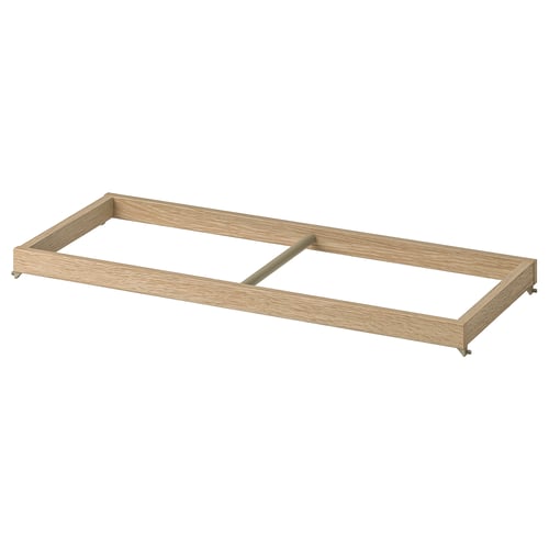 KOMPLEMENT מוט לתליית בגדים, גוון אלון מולבן, 75x35 ס"מ