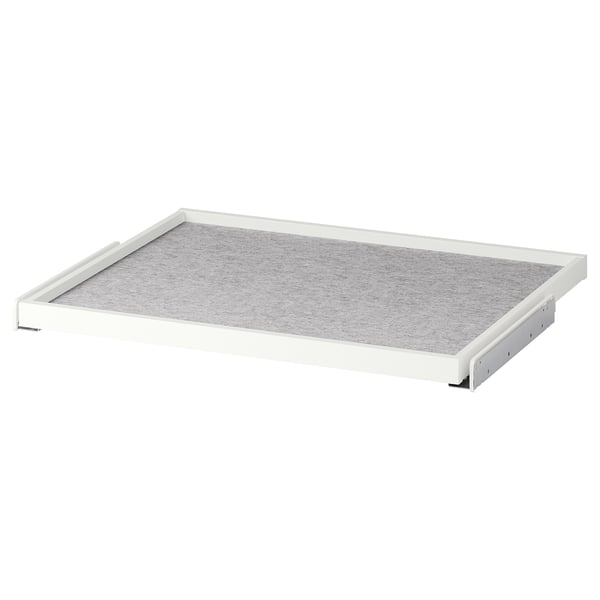 KOMPLEMENT מגש נשלף עם משטח למגירה, לבן/אפור בהיר, 75x58 ס"מ