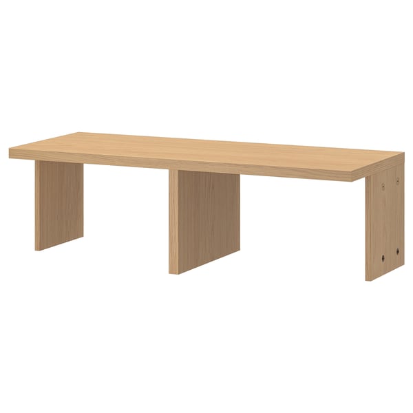LÅDMAKARE מחיצה עם תאים, גוון אלון, 76x34x24 ס"מ