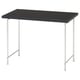 LINNMON / SPÄND שולחן כתיבה, שחור-חום/לבן, 100x60 ס"מ