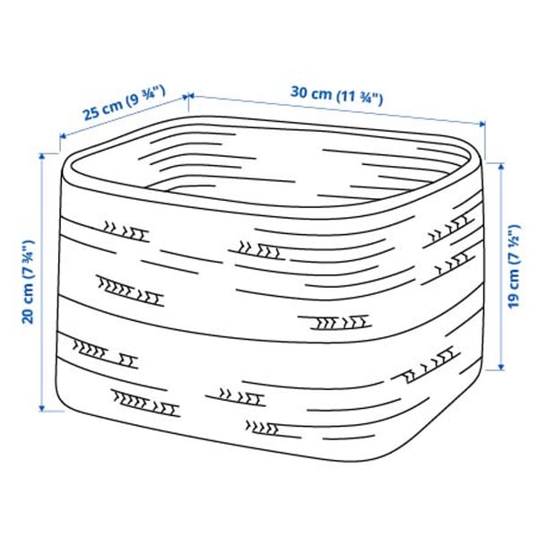 LJUNGAN סלסילה, 25x20x30 ס"מ