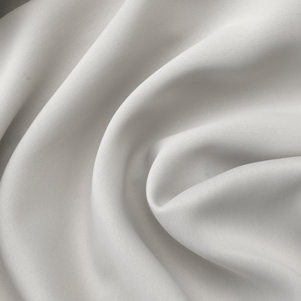 MAJGULL וילון/2 כנפיים, אפור בהיר/עם סרט כיווץ, 145x300 ס"מ