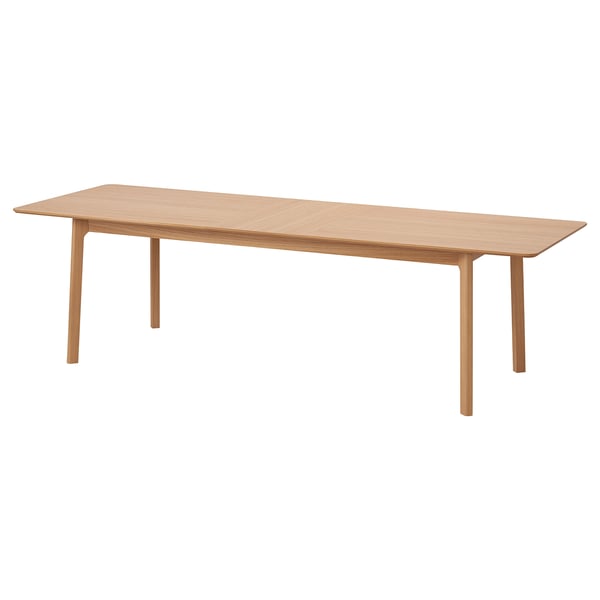 MELLANSEL שולחן נפתח, פורניר אלון, 220/270x95 ס"מ