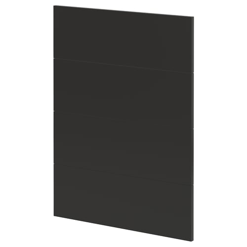 METOD חזיתות למדיח כלים 4, Nickebo/שחור מט, 60 ס"מ