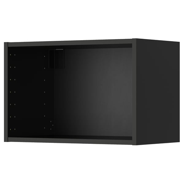 METOD ארון עליון, שחור-אפור, 60x37x40 ס"מ