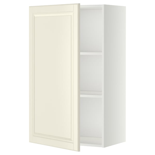 METOD ארון עליון עם מדפים, לבן/Bodbyn אוף-ווייט, 60x100 ס"מ