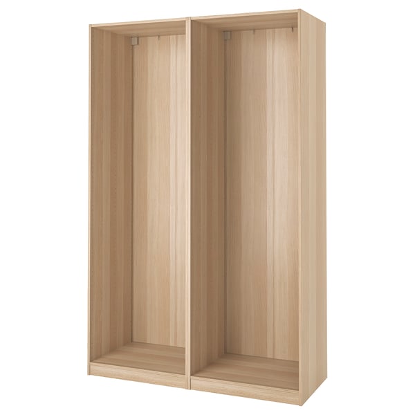 PAX 2 מסגרות ארון, גוון אלון מולבן, 150x58x236 ס"מ