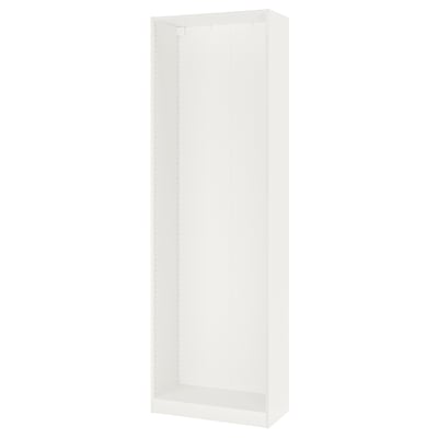 PAX מסגרת ארון, לבן, ‎75x35x236 ס"מ‏