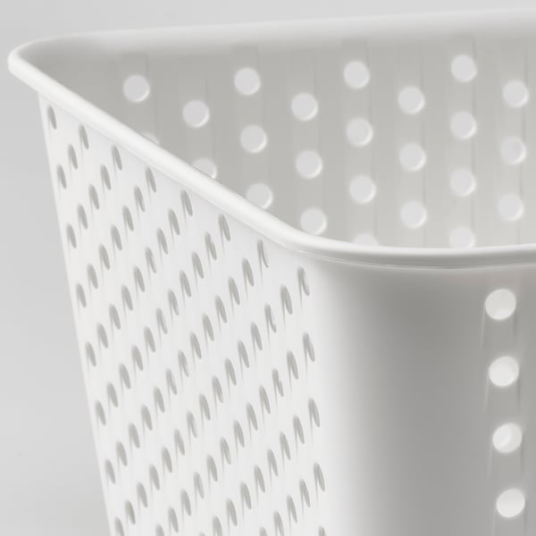 PLOGSVÄNG סלסילת אחסון, לבן, 15x20x10 ס"מ