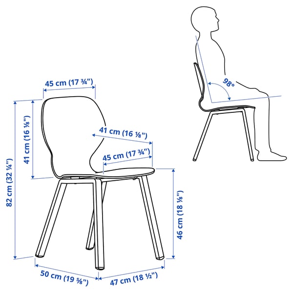 SKÅLSTA שולחן+4 כיסאות, גוון אגוז צורת X שחור-אפור/פורניר אגוז מלבני מטאלי/שחור-אפור, 140x80 ס"מ