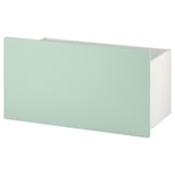 SMÅSTAD ארגז אחסון, ירוק בהיר, 90x49x48 ס"מ