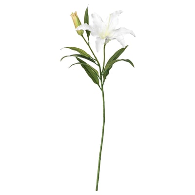 SMYCKA פרח מלאכותי, חבצלת/לבן, 85 ס"מ