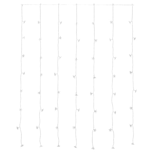 STRÅLA וילון תאורת לד, כוכב