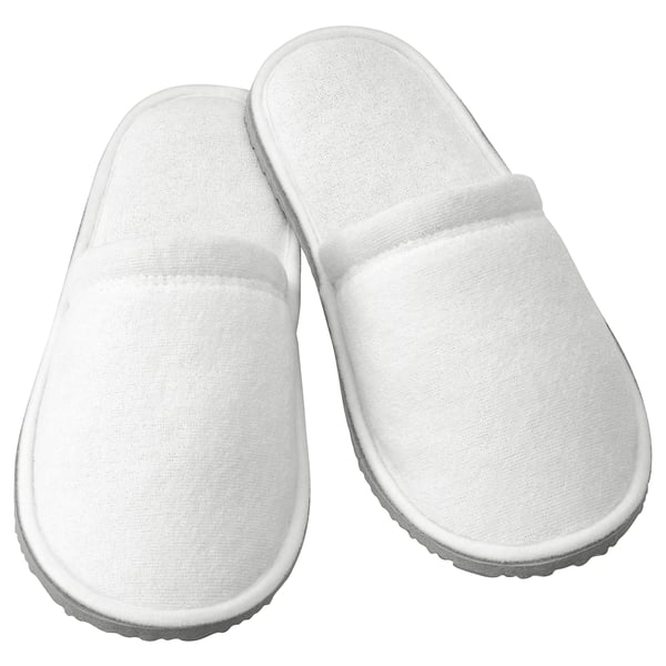 TÅSJÖN נעלי בית, לבן, L/XL