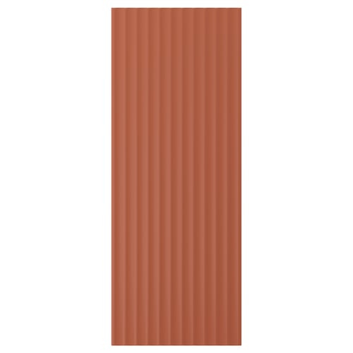 TERRSJÖ חיפוי צד, אדום-חום דוגמה גלית, 39x101 ס"מ